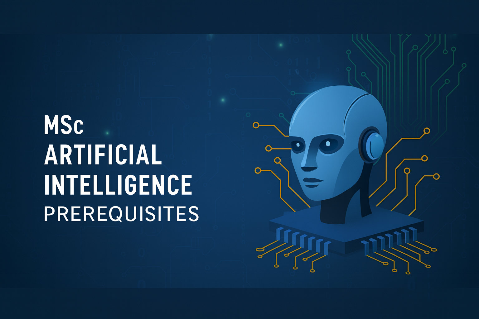 MSc ArtificiaI Intelligence Prerequisites